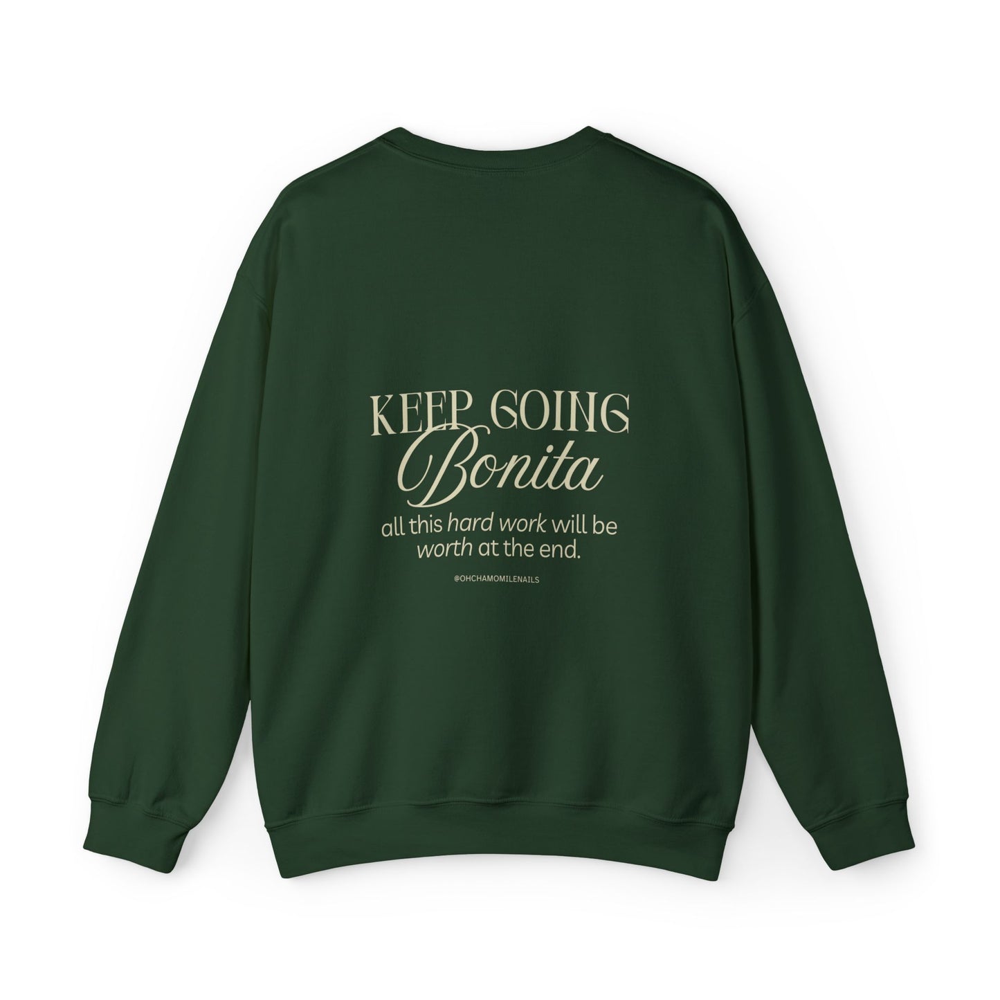 Sweatshirt 'Keep Going Bonita'