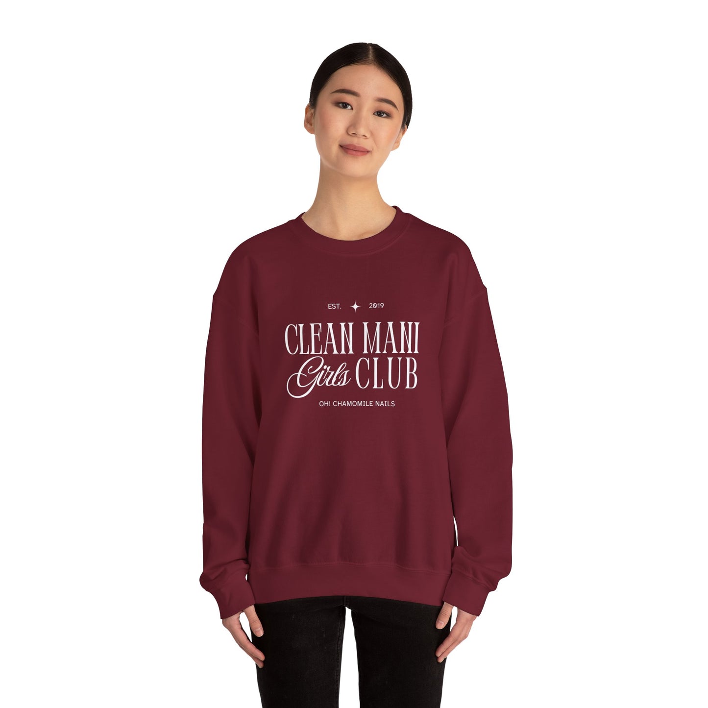 'Clean Girl Mani Club' Sweatshirt