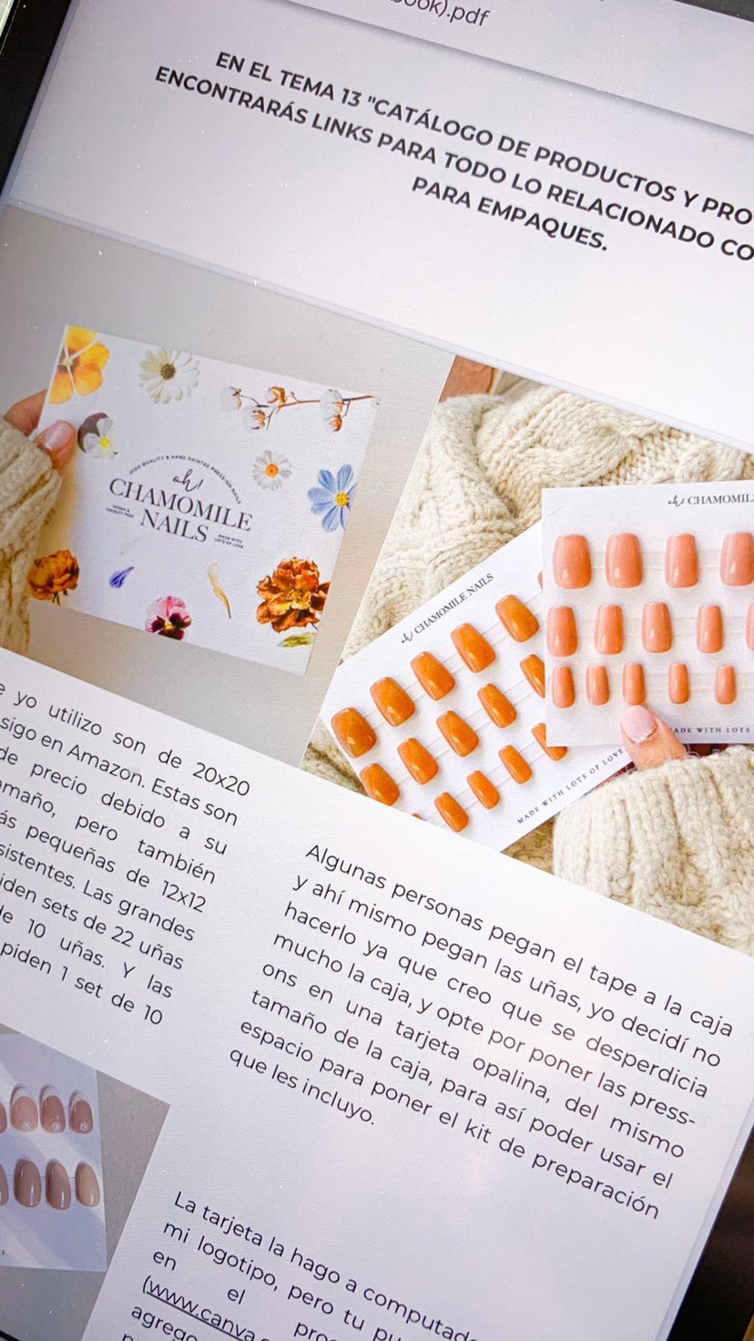 (English) E-Book: How to start your press-on nails business