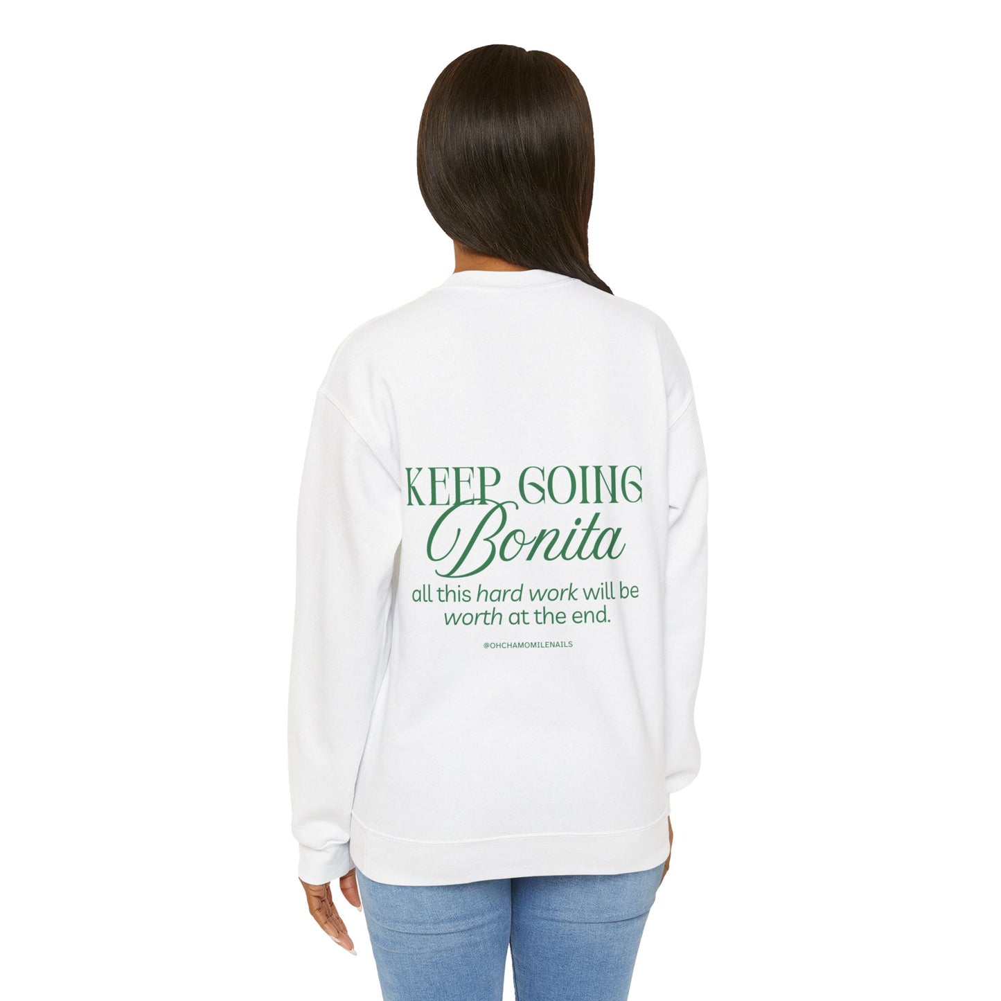 Sweatshirt 'Keep Going Bonita'