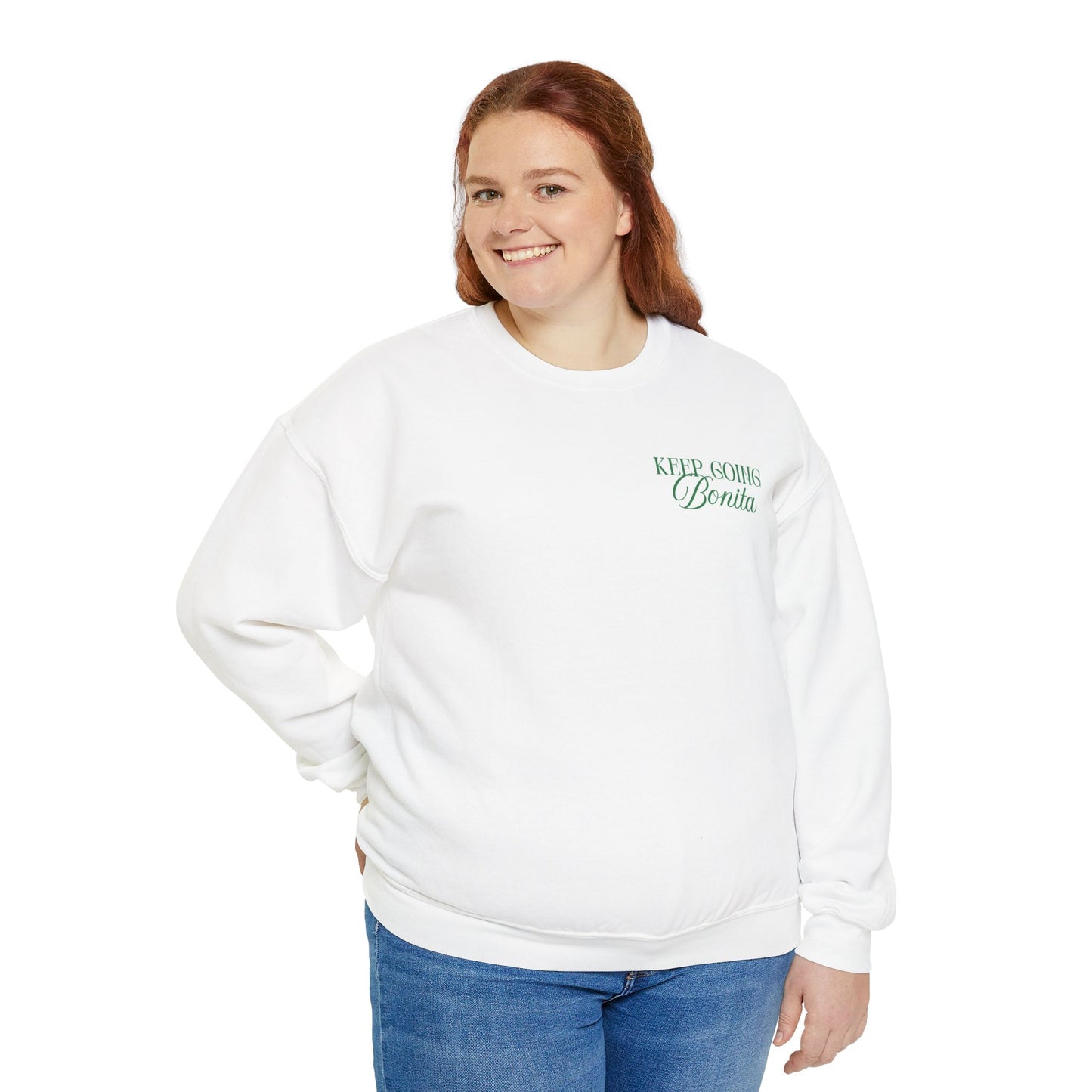 Sweatshirt 'Keep Going Bonita'